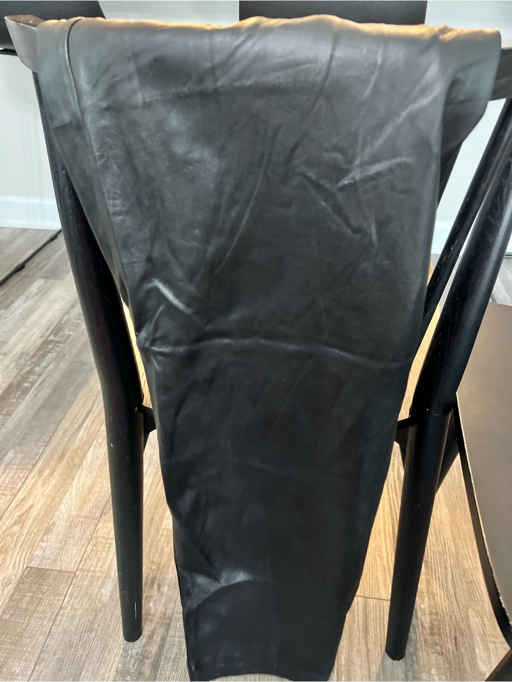 LOFT Black Faux Leather Leggings